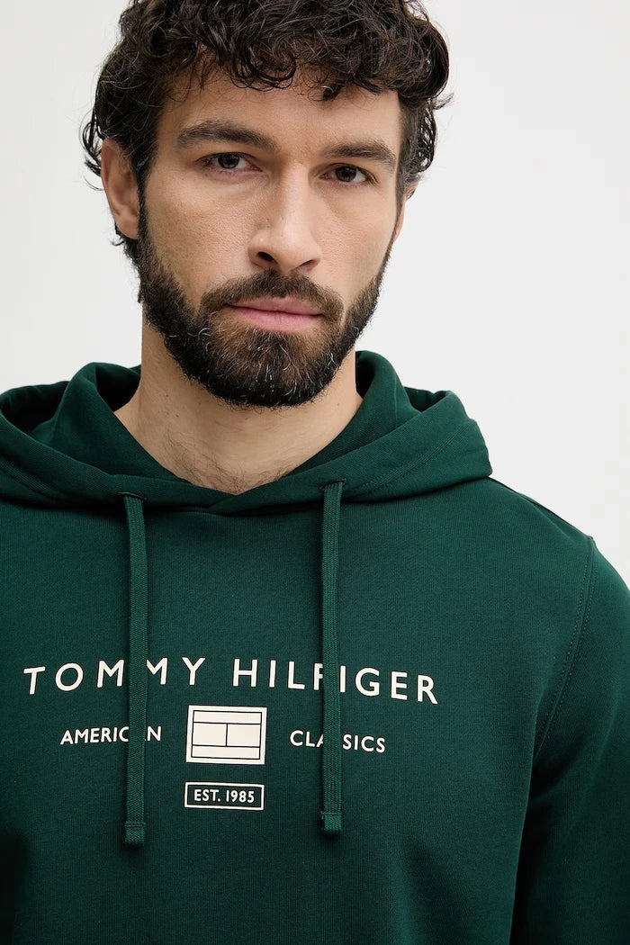 Tommy Hilfiger суичър с качулка мъжки от памук