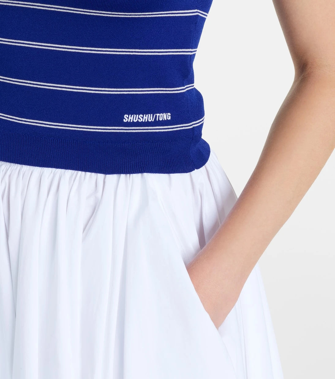 Shushu/Tong - Striped polo shirt