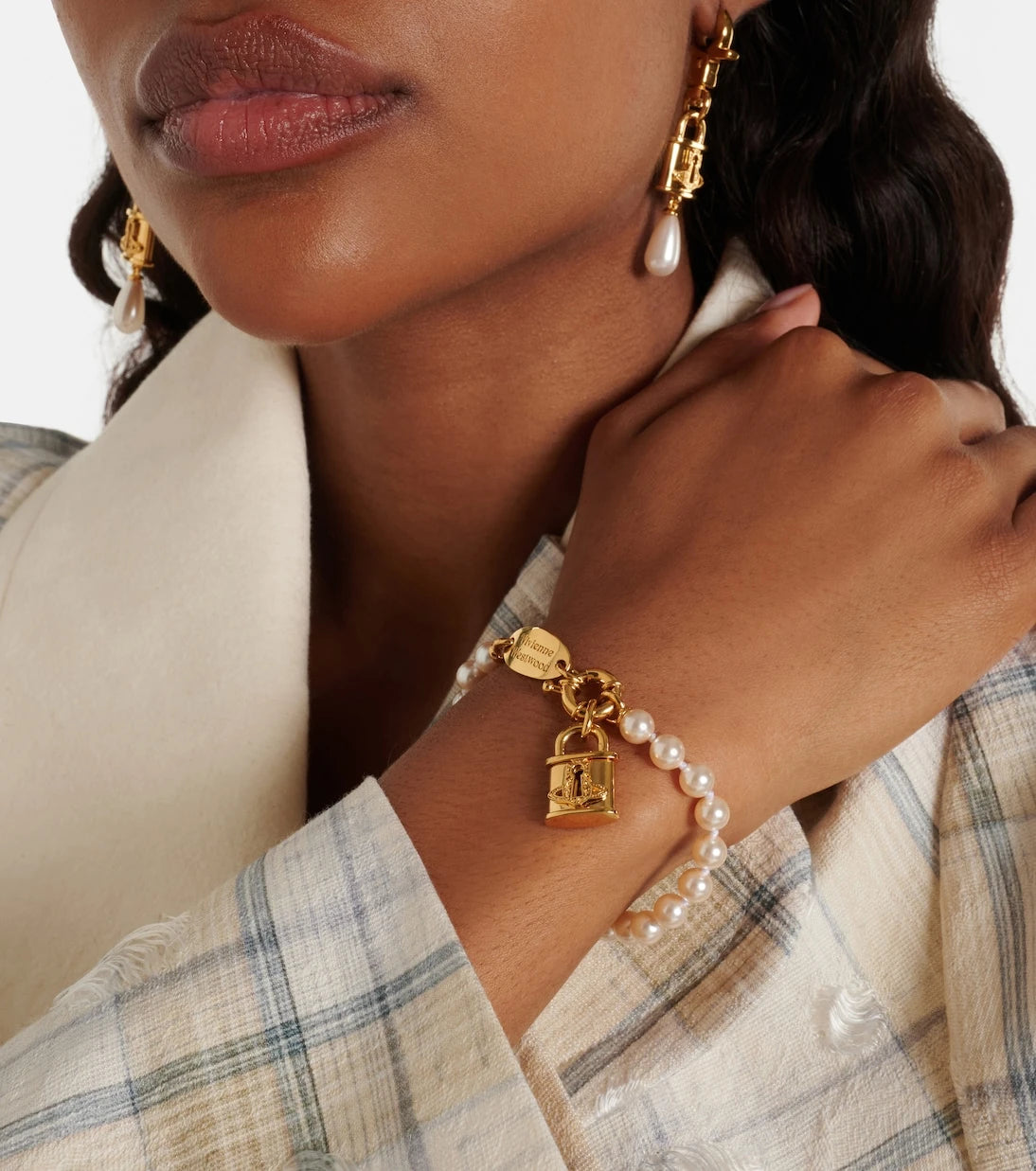 Vivienne Westwood - Celestia Small embellished bracelet