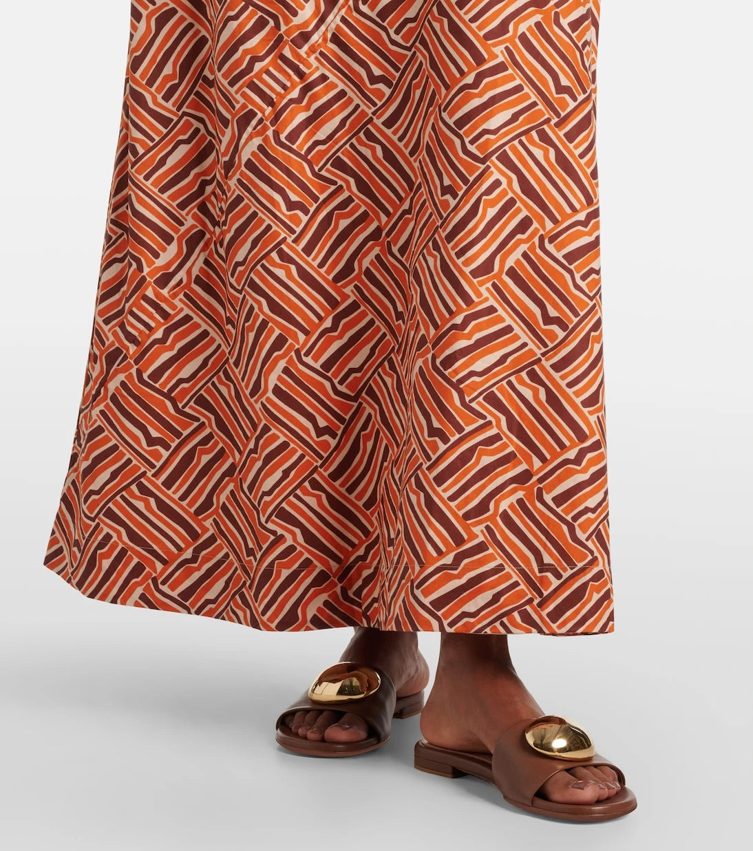 Faithfull - Alskar striped cotton poplin maxi dress