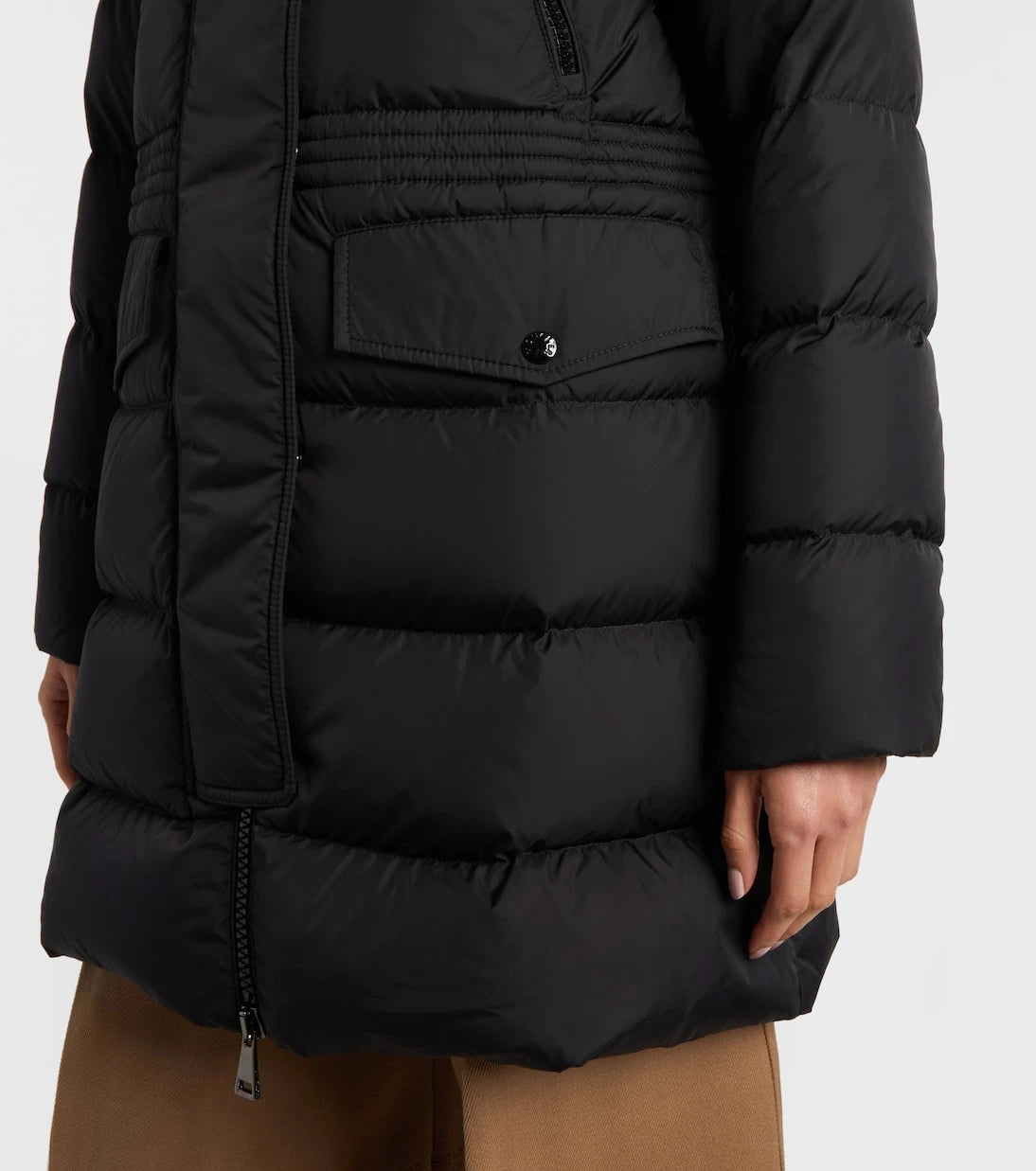 Moncler - Aphroti astarlı kapüşonlu şişme mont