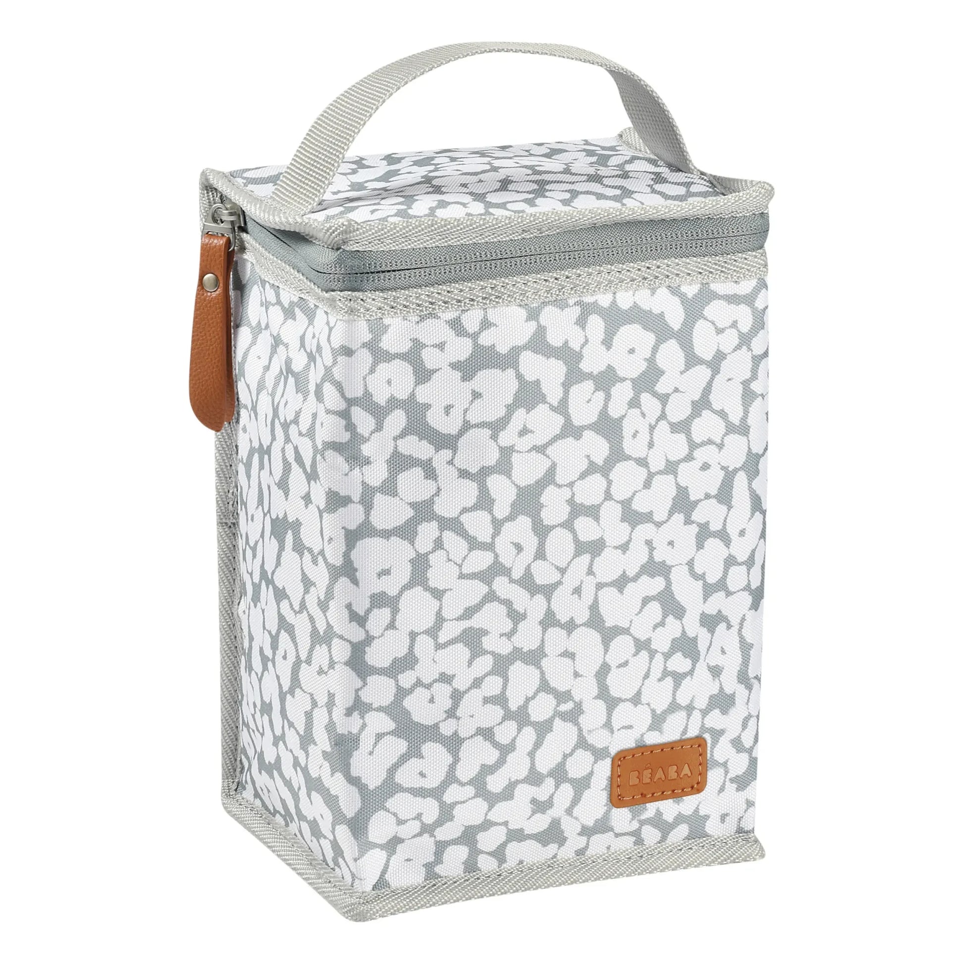 Béaba - Cherry Blossom isothermal lunch pouch | Grey