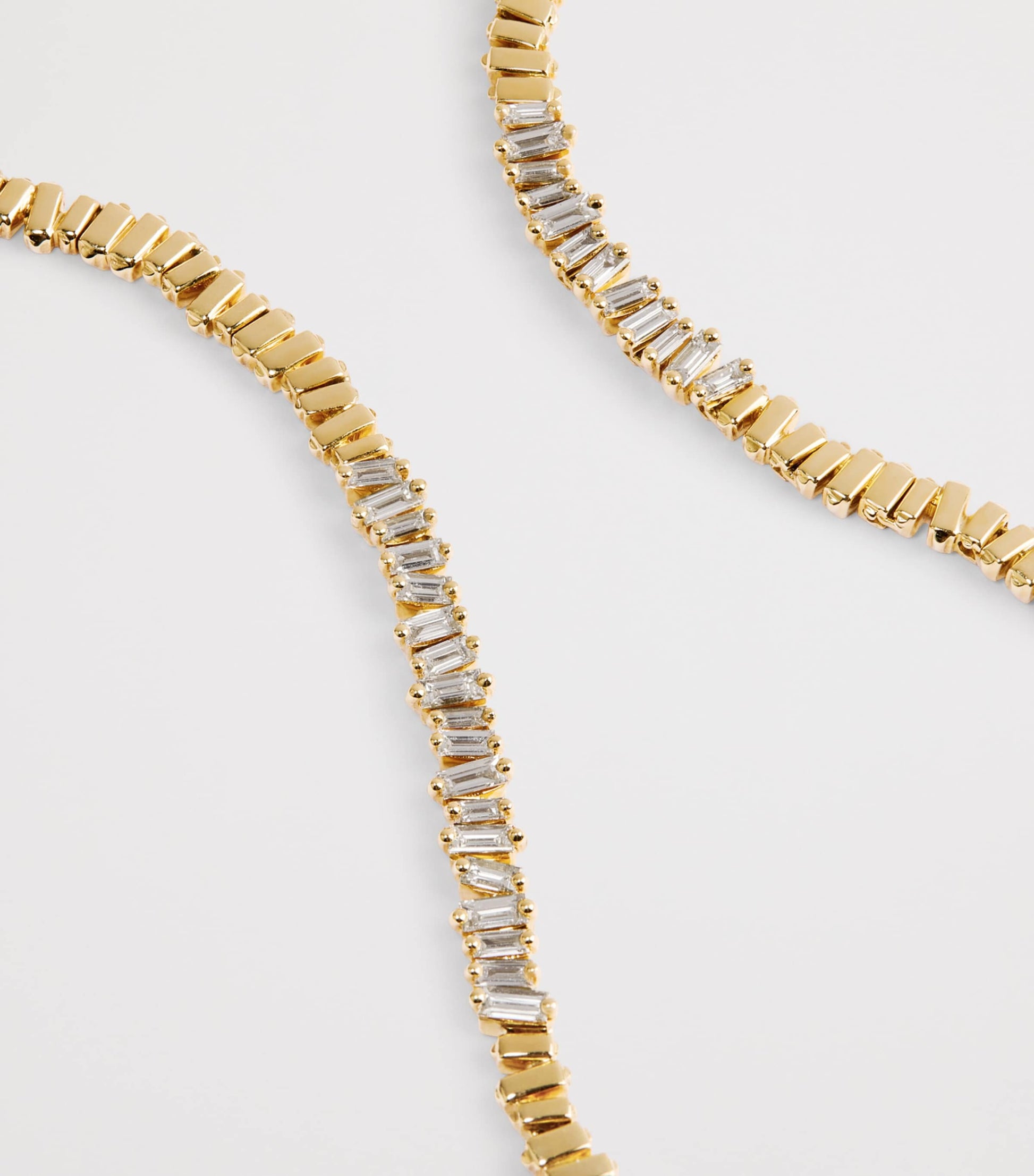 Yellow Gold and Diamond Golden Age Tennis Necklace