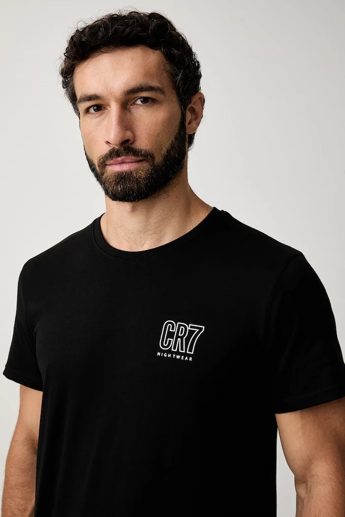 CR7 Cristiano Ronaldo iki parçalı erkek pamuklu pijama x WORLD CUP 26