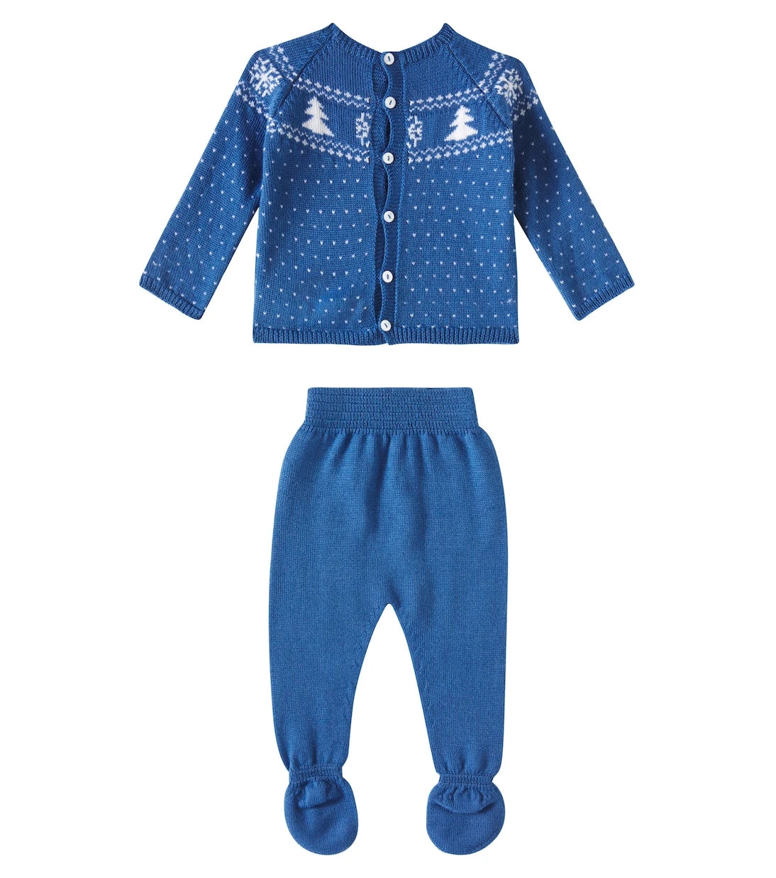 La Coqueta - Baby Vincente wool sweater and pants set