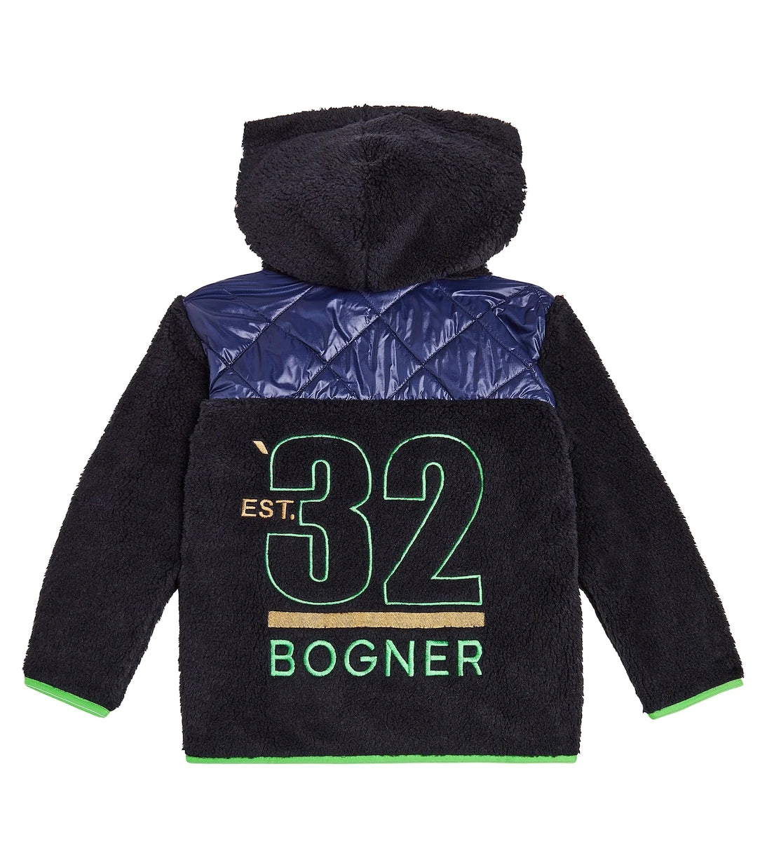 Bogner Kids - Elmas paneled teddy hoodie