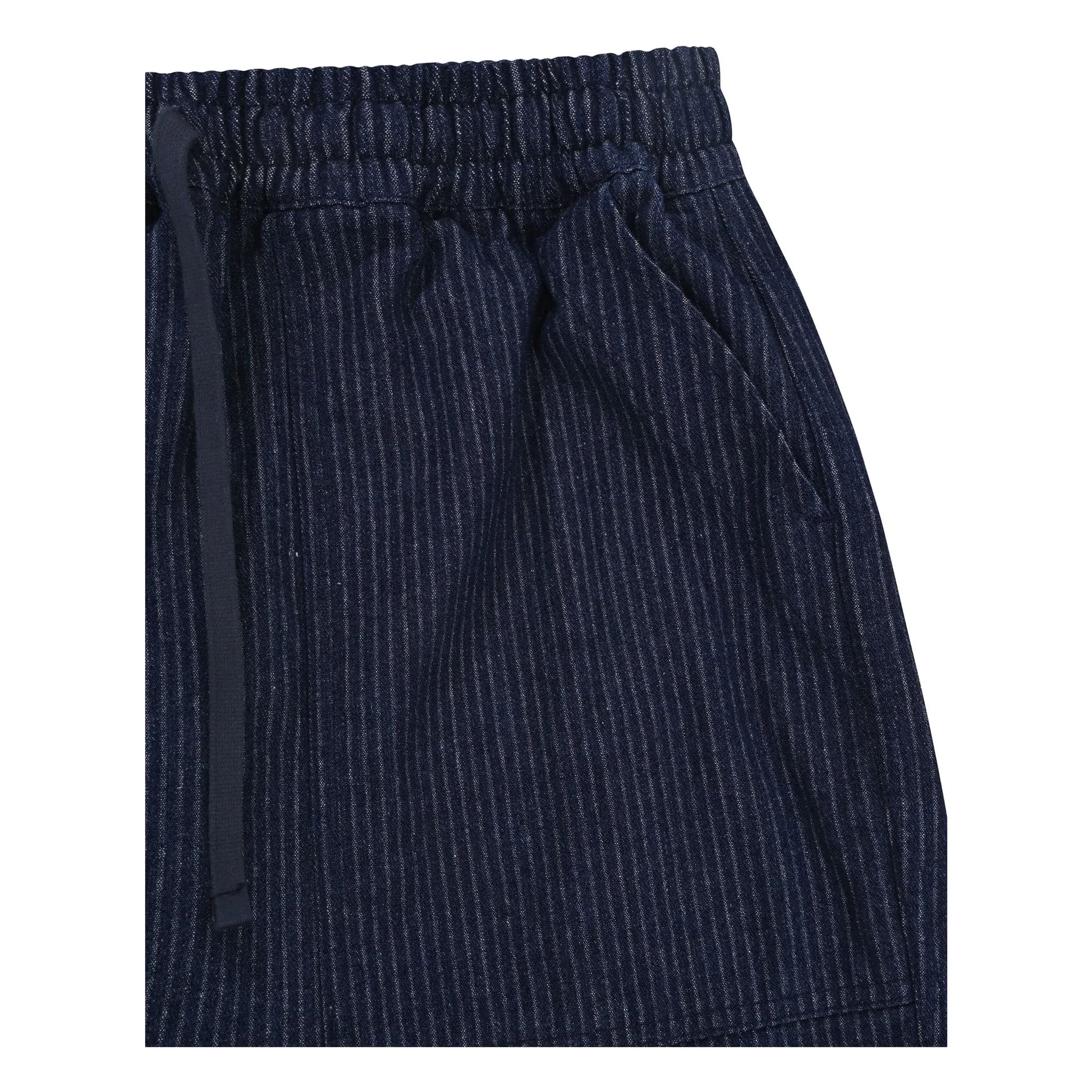 Kappy - Fatigue Denim Striped Pants | Indigo