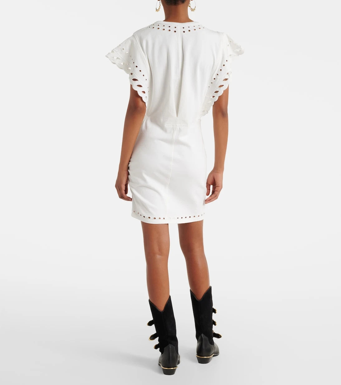 Marant Etoile - Orlane embroidered cotton minidress