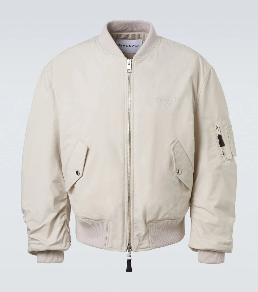 Givenchy - جاكيت بومبر قطن مخلوط بطبعة Givenchy