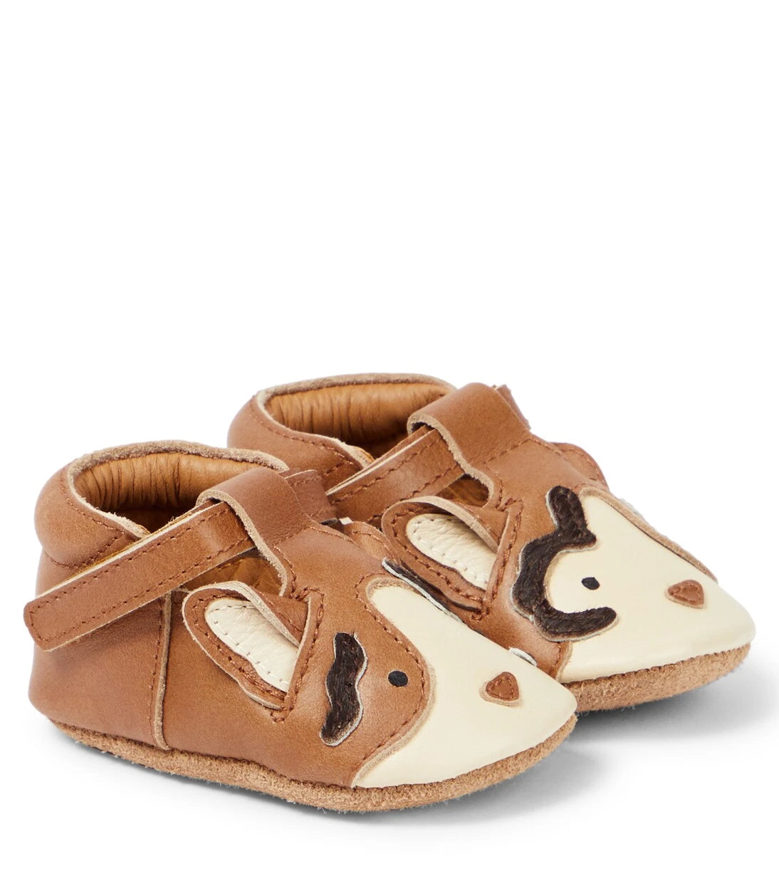 Donsje - Baby Spark Calico Cat leather shoes