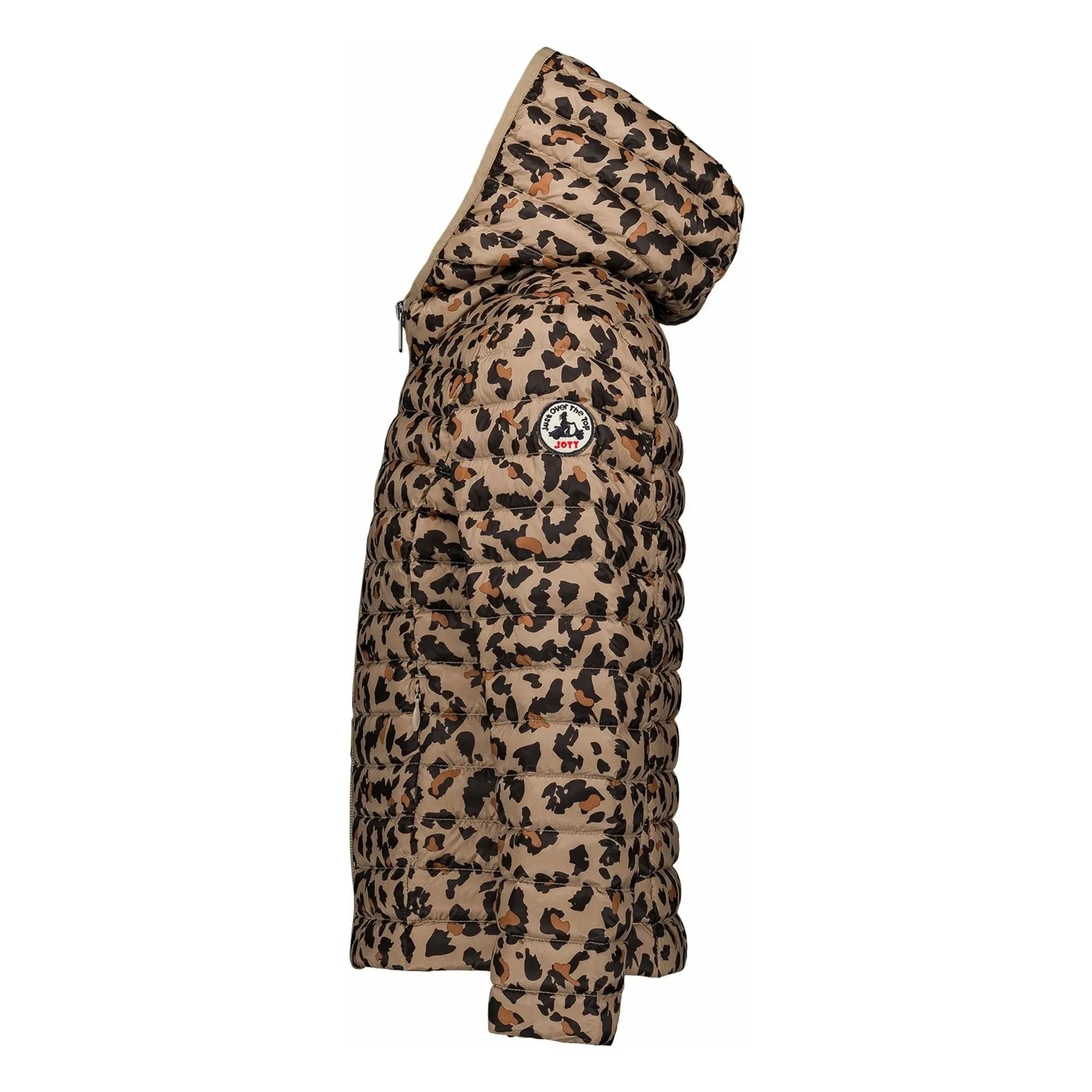 Jott - Carla Leopard down jacket | Beige