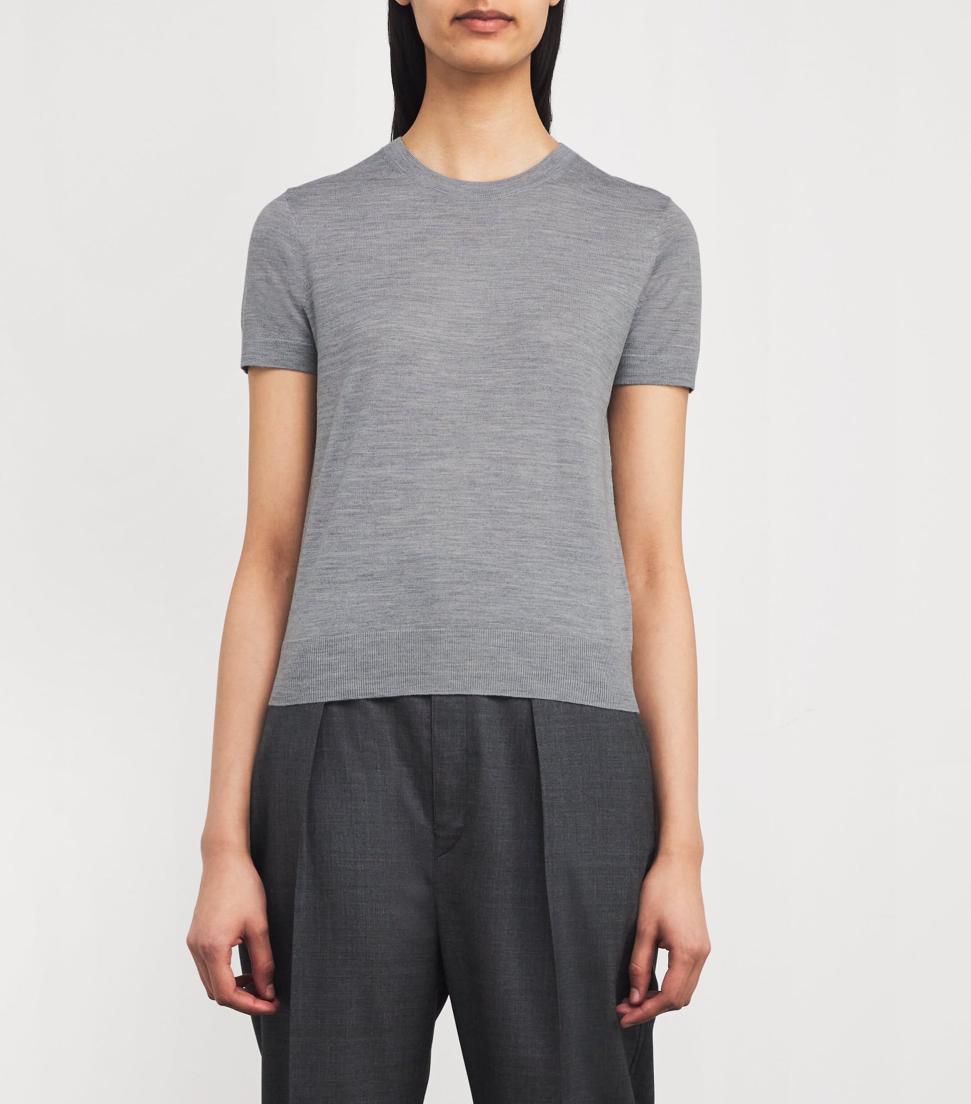 Regal Wool Sweater T-Shirt HEATHER GREY WM1