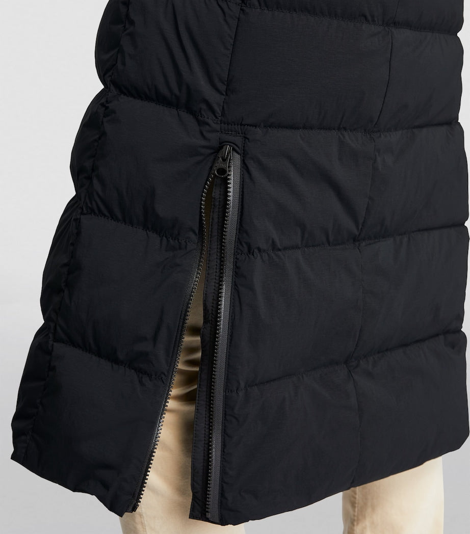 Canada Goose Black Down-Filled Clair Long Coat