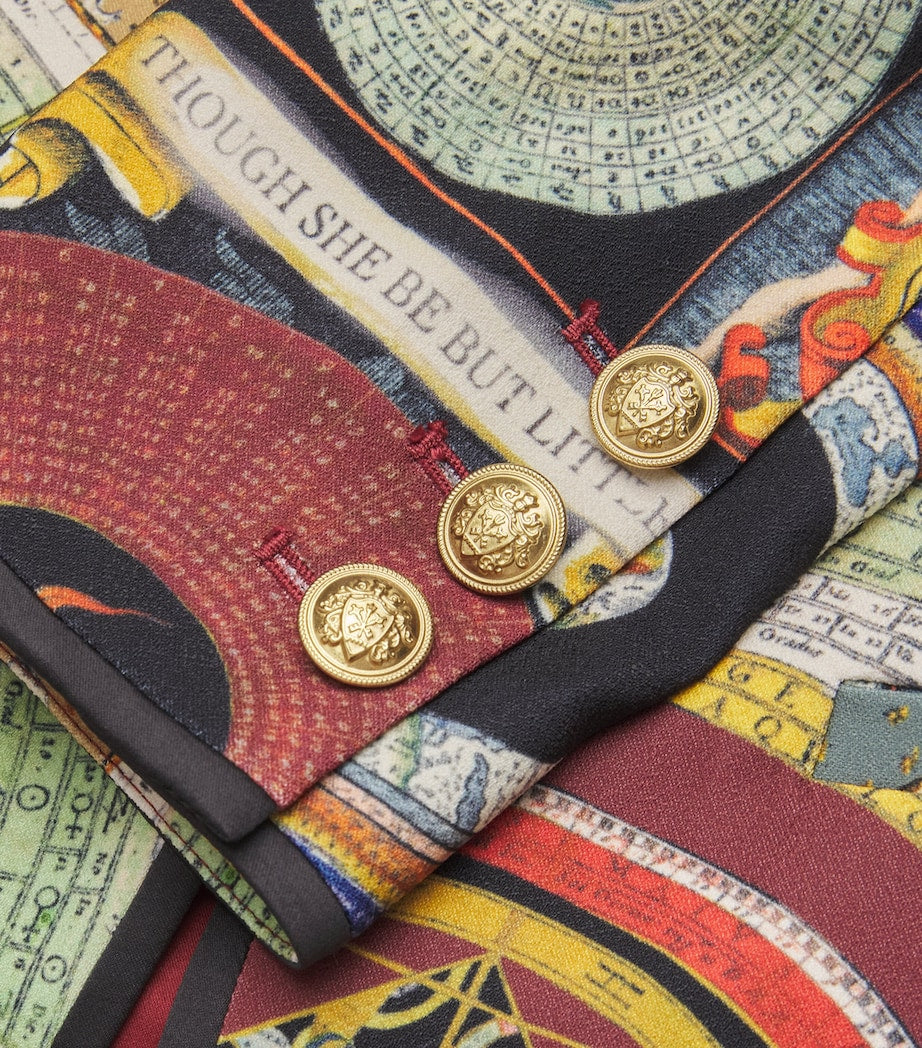 Alice+Olivia Multi Satin Mya Blazer