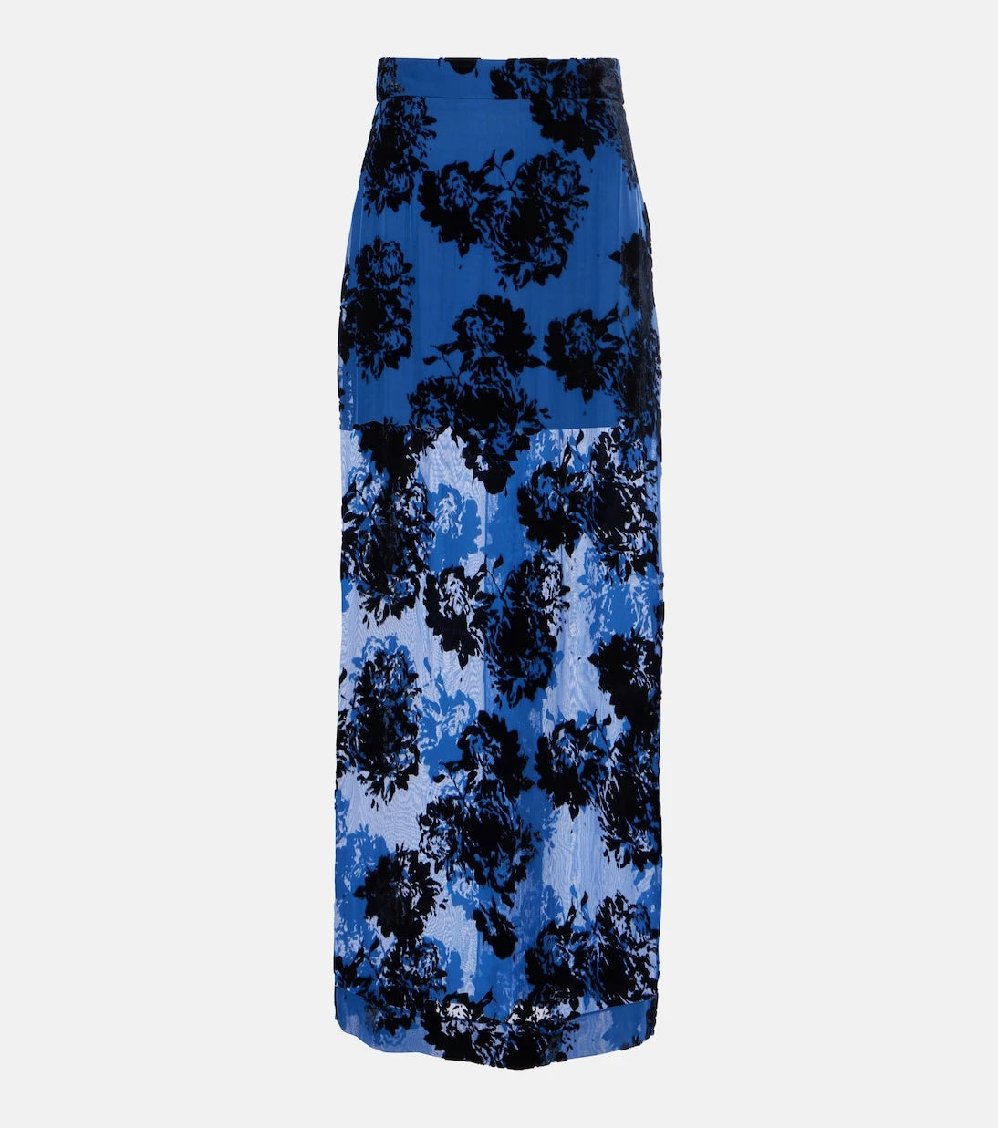 Nina Ricci - Devoré velvet maxi skirt