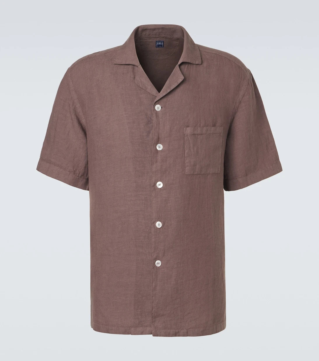 Fedeli - Linen bowling shirt
