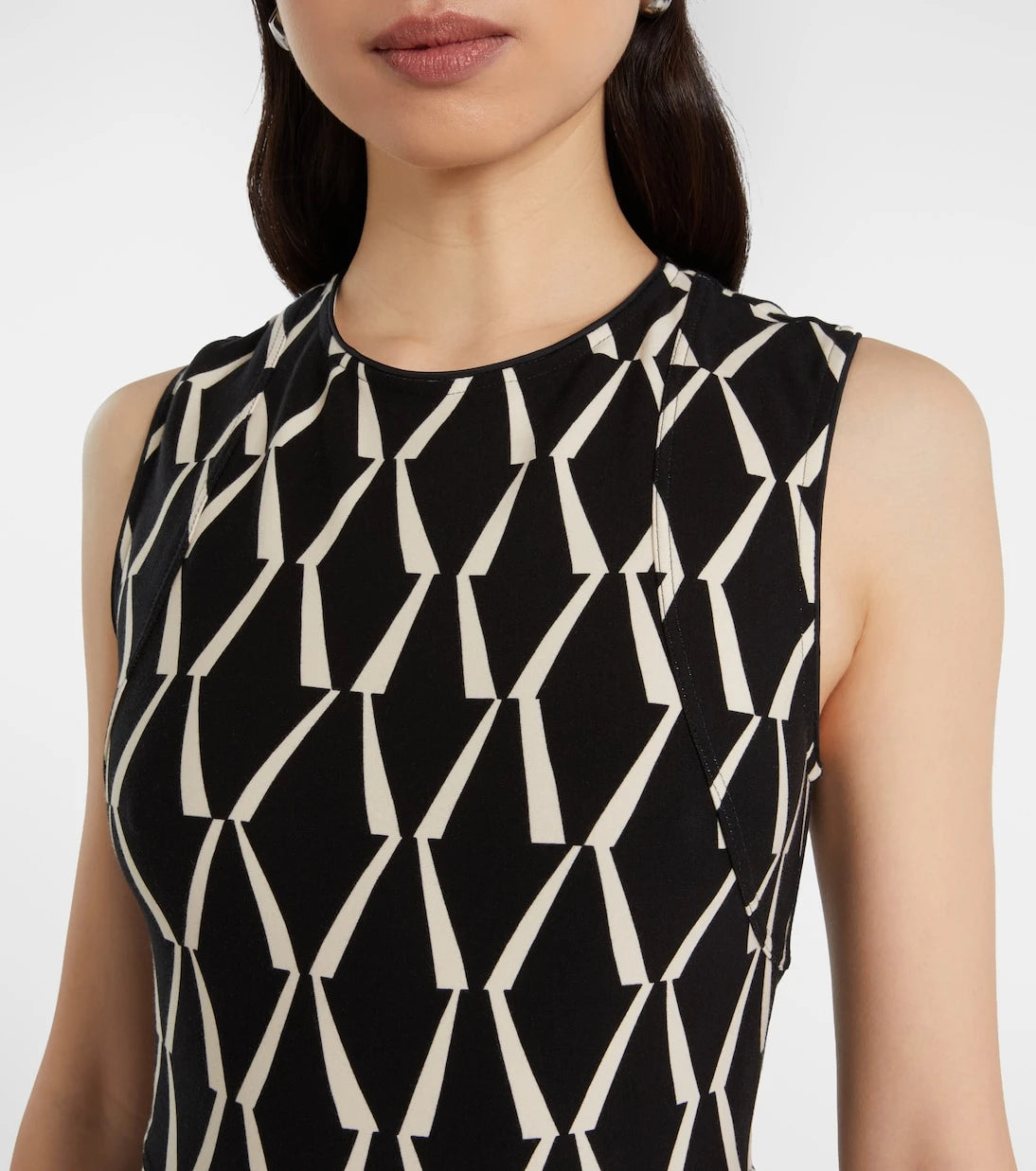 Max Mara - Lampara cotton-blend midi dress