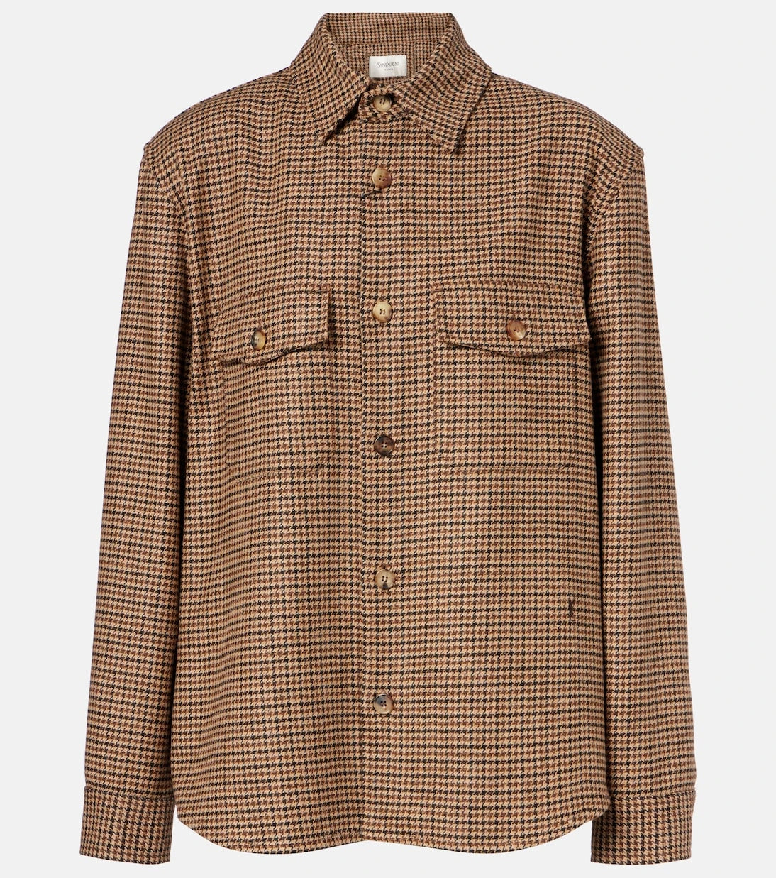 Saint Laurent - Houndstooth overshirt