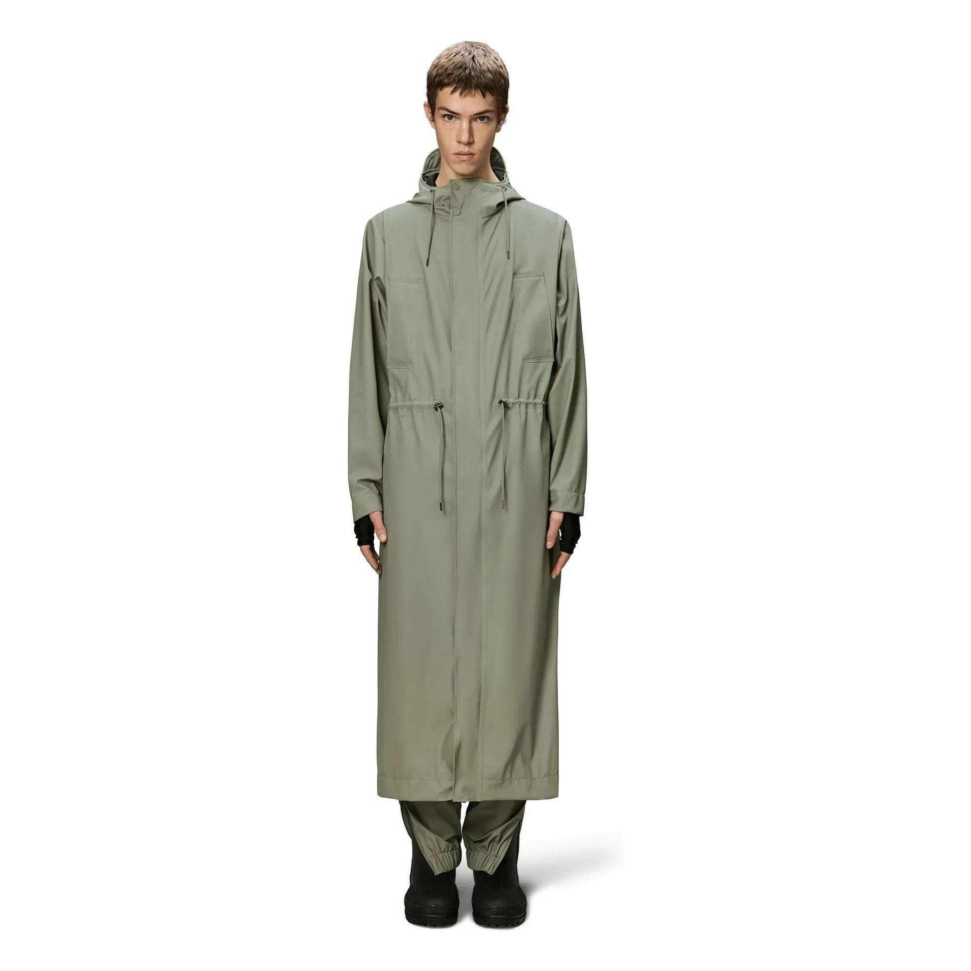 Rains - Bold W3 Long Jacket | Light khaki