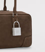 Suede Amazona 31 Top-Handle Bag TUNDRA