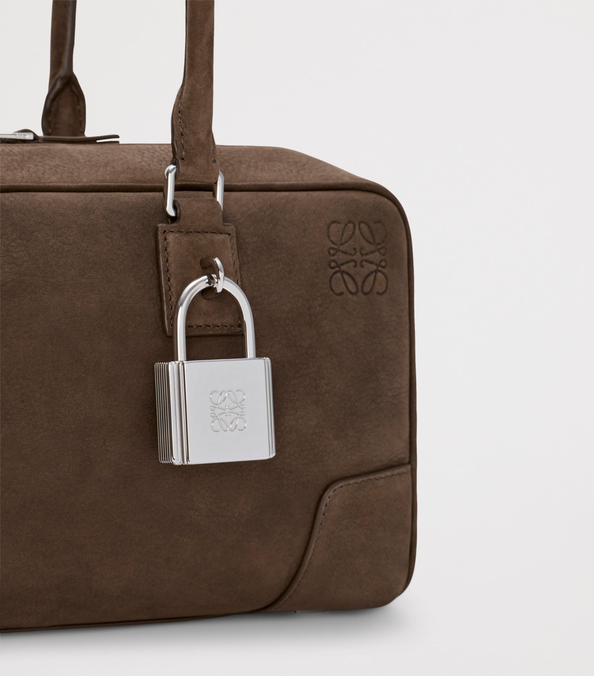 Suede Amazona 31 Top-Handle Bag TUNDRA