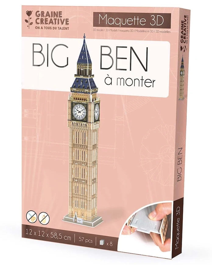 Пъзел 3d Graine Creative Maquette Big Ben