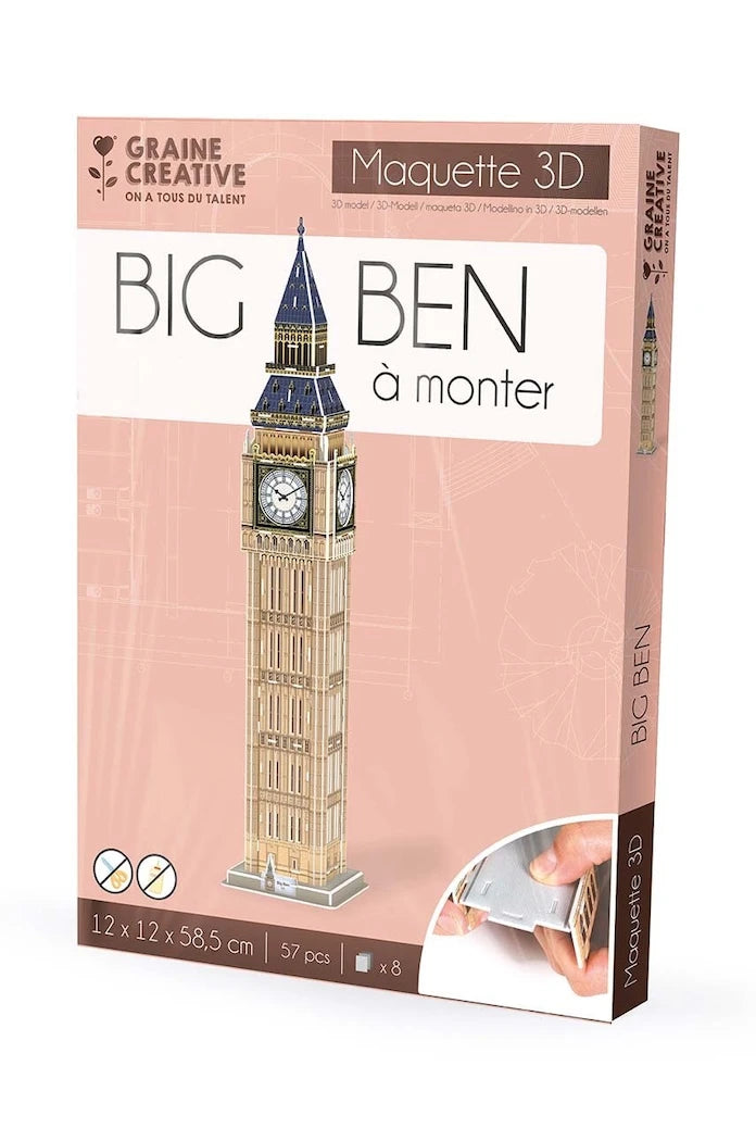 Пъзел 3d Graine Creative Maquette Big Ben