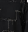 Black Embellished Separo Sweatshirt