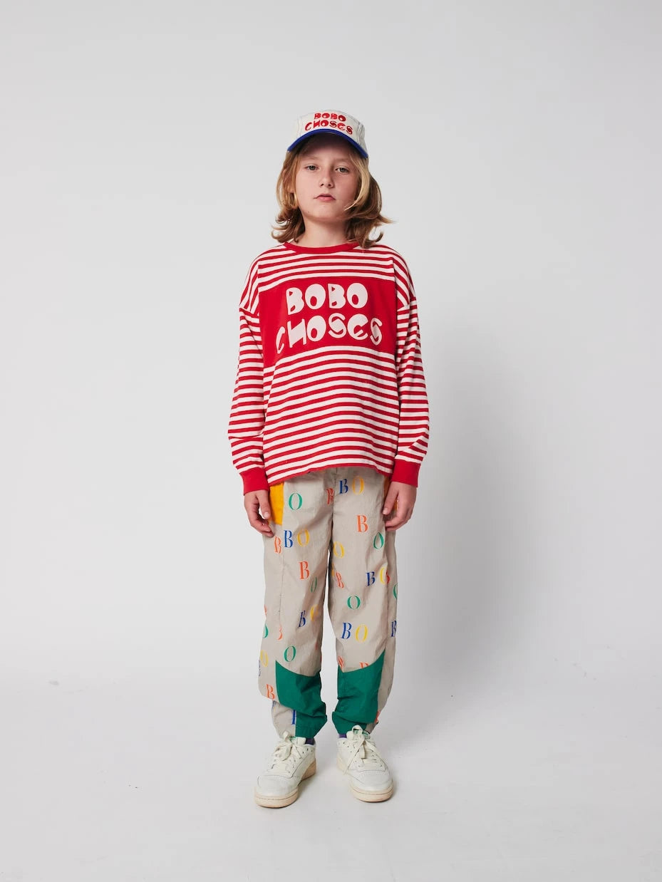 Bobo Choses - Logo striped cotton T-shirt