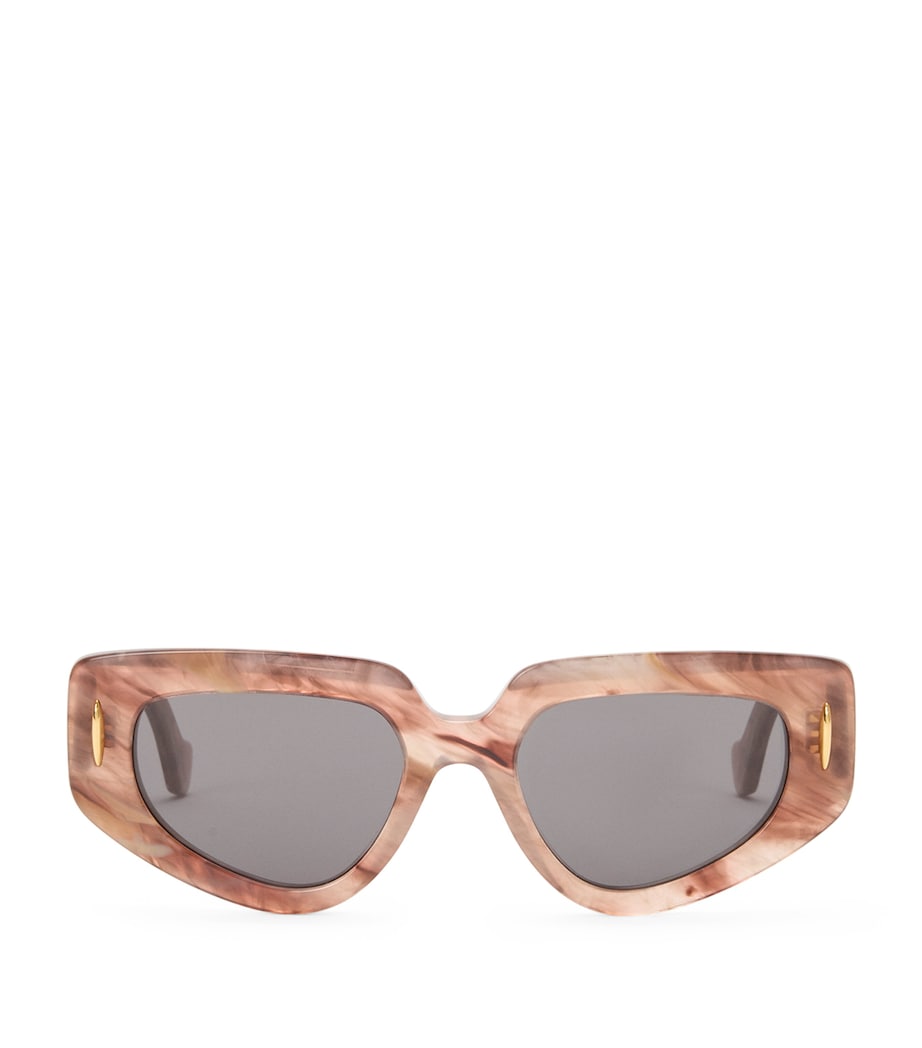 Pink Small Butterfly Screen Sunglasses