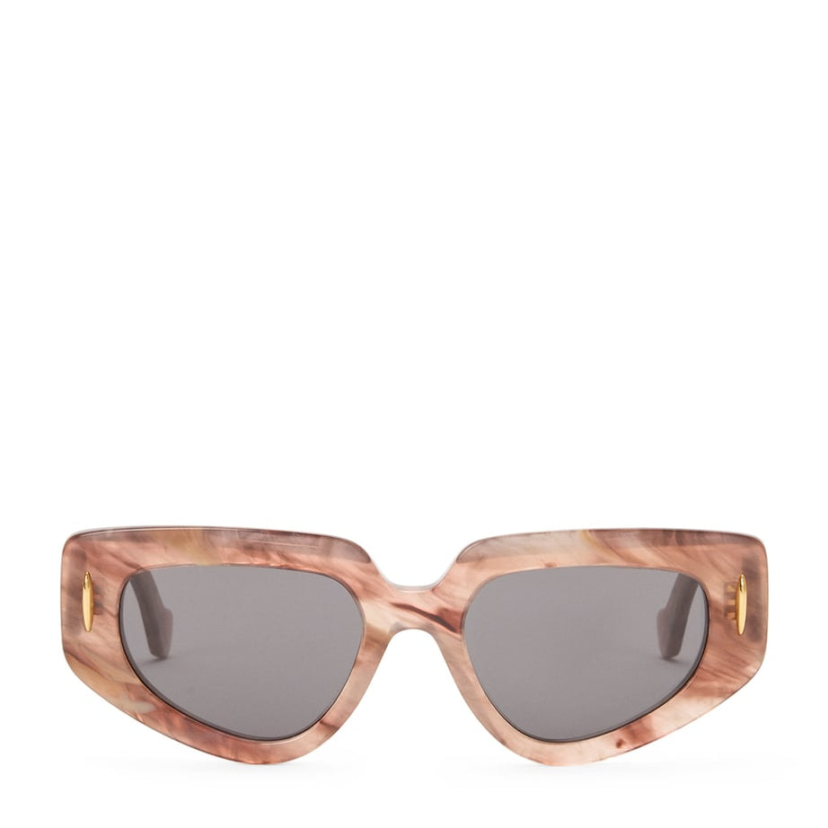 Pink Small Butterfly Screen Sunglasses