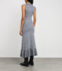 Wool-Blend Studded Maxi Dress GREY