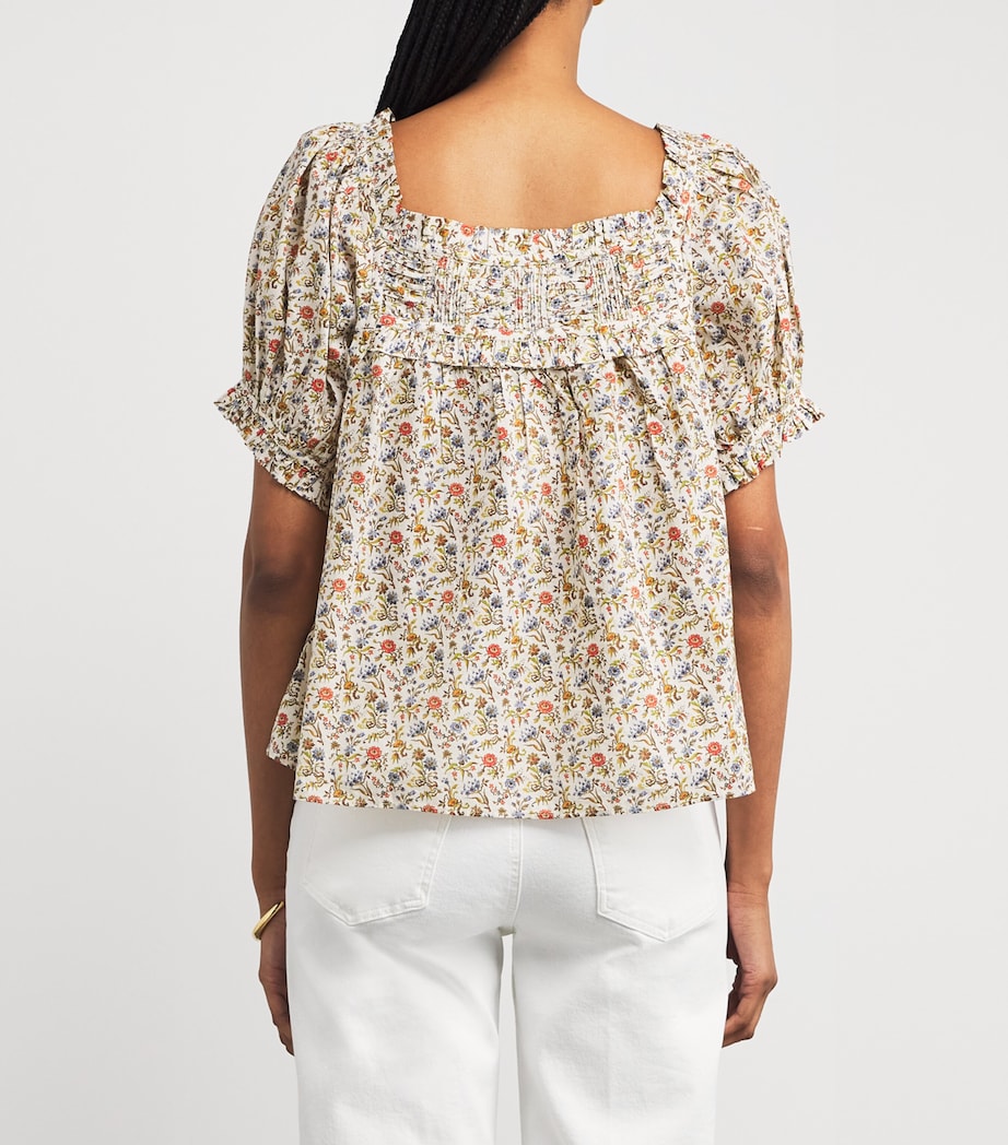 DÔEN Multi Organic Cotton Floral Farley Top