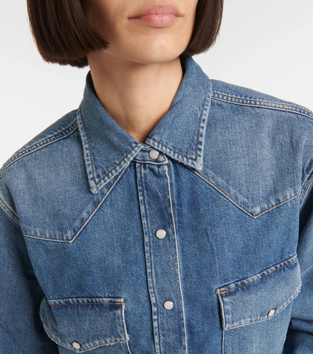 Citizens of Humanity - Cropped denim shirt