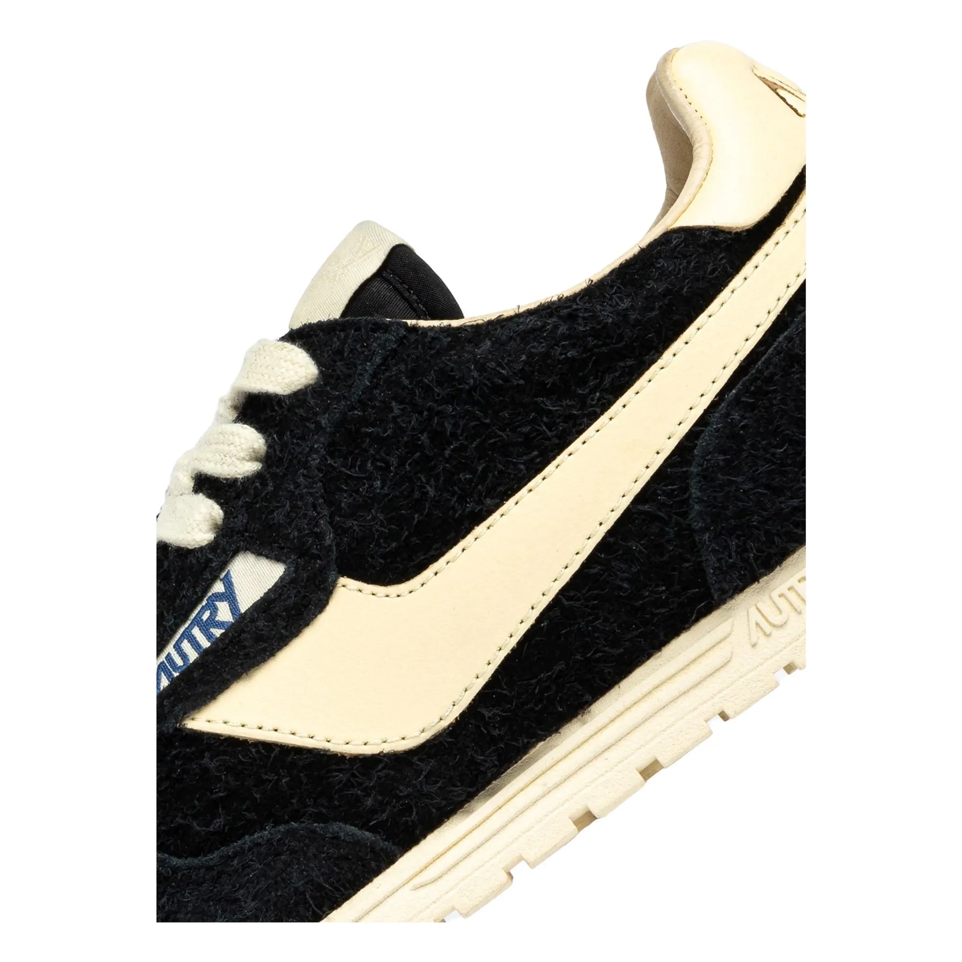 Autry - Windspin Low Two-tone Suede and Leather Sneakers | Black