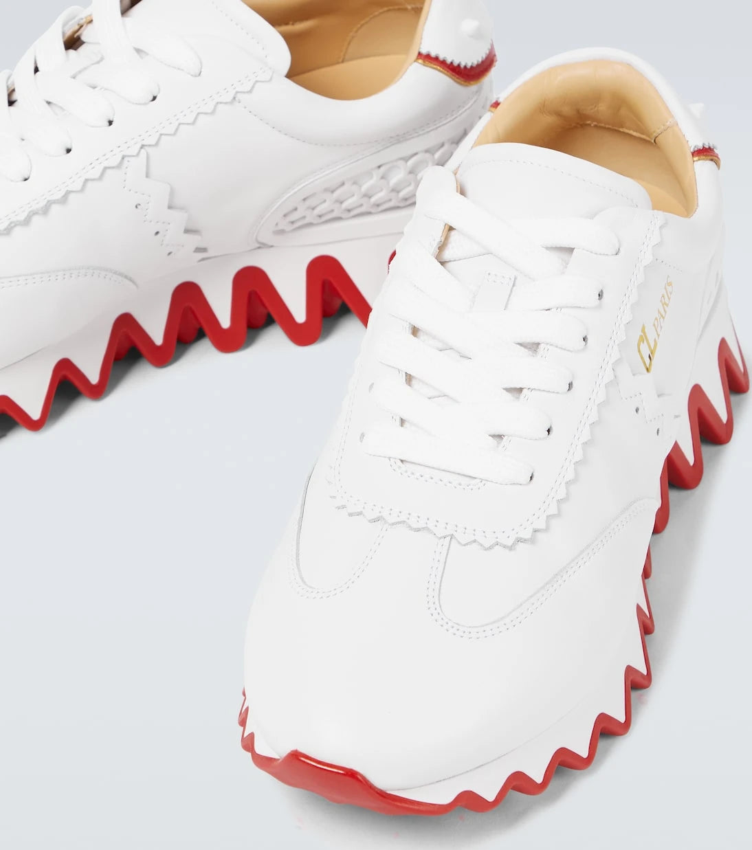 Christian Louboutin - Loubishark leather sneakers
