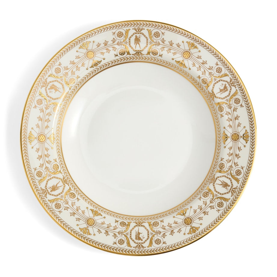 Bone China Bacchus Rim Soup Plate (23cm)