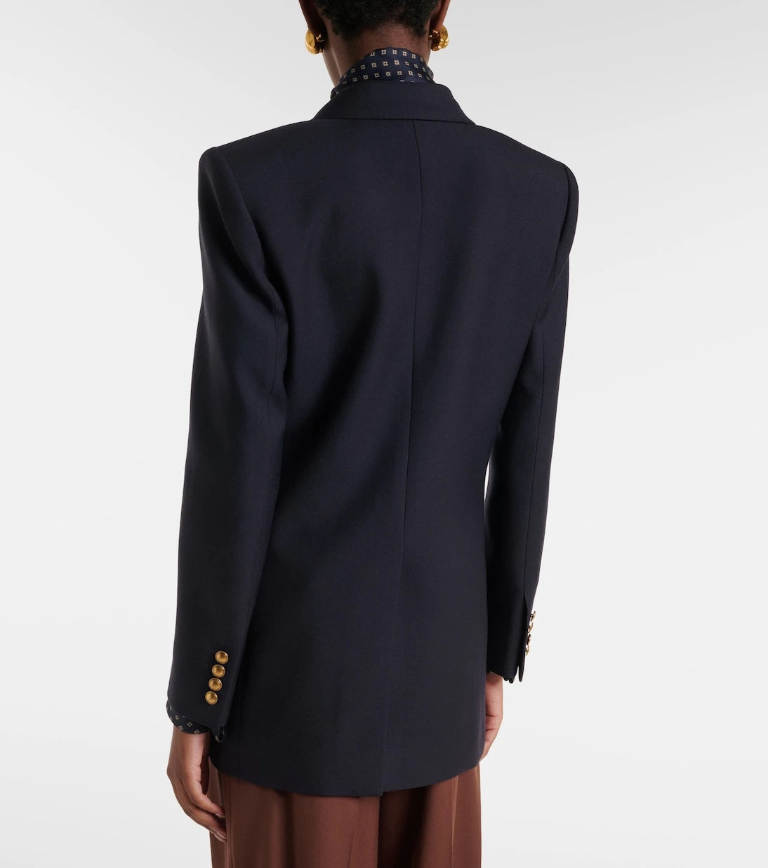 Saint Laurent - Double-breasted wool gabardine blazer