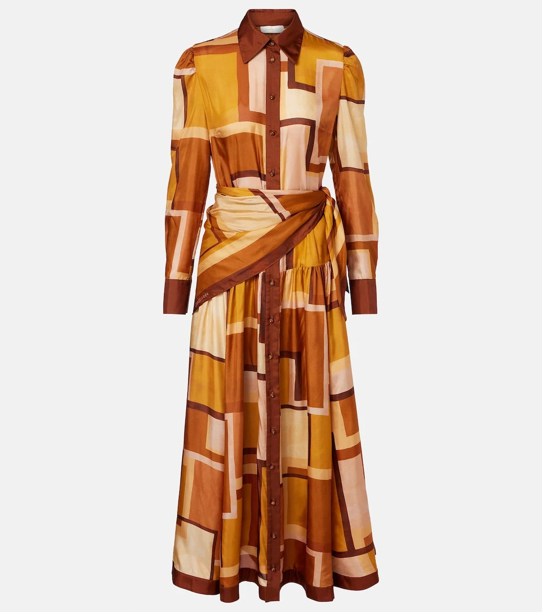 Zimmermann - Como printed silk shirt dress