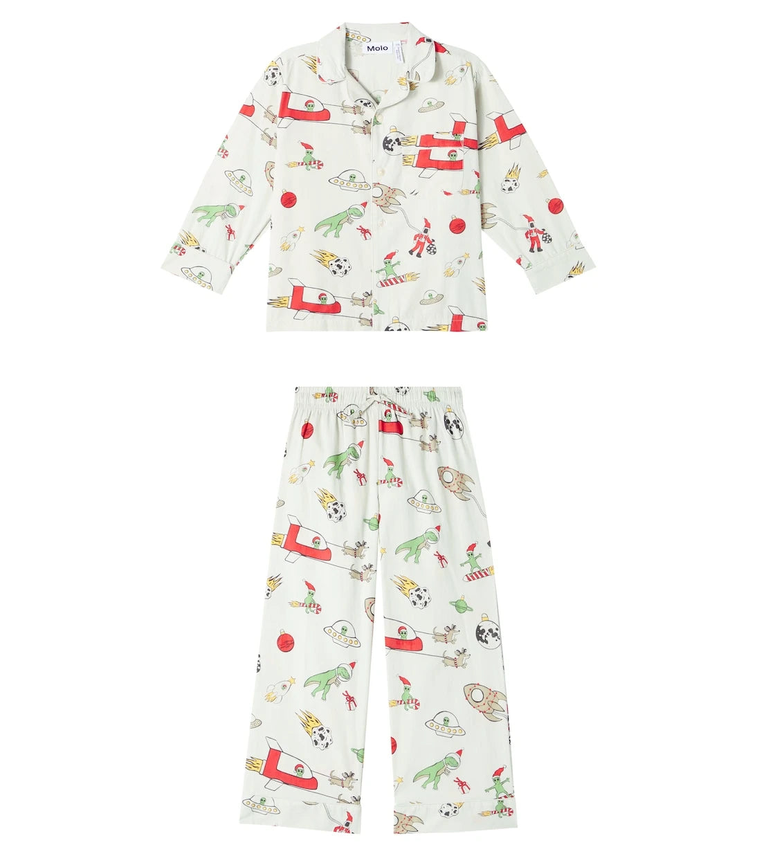 Molo - Lex printed cotton pajamas