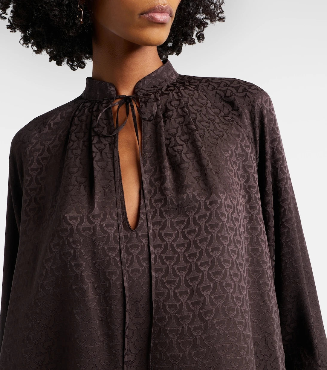 Gucci - Printed silk shirt