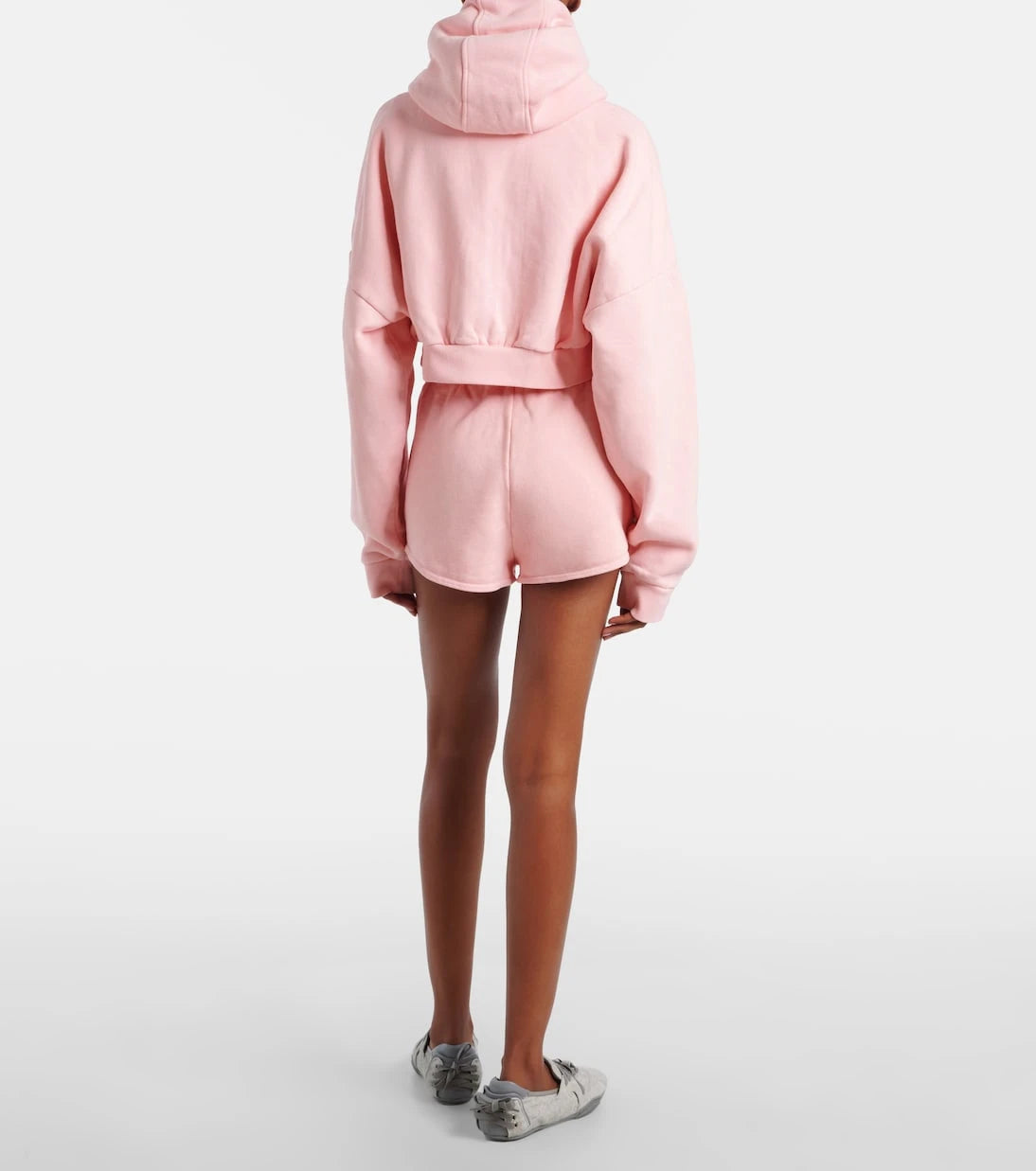 Entire Studios - Kısa kesim pamuklu jarse sweatshirt