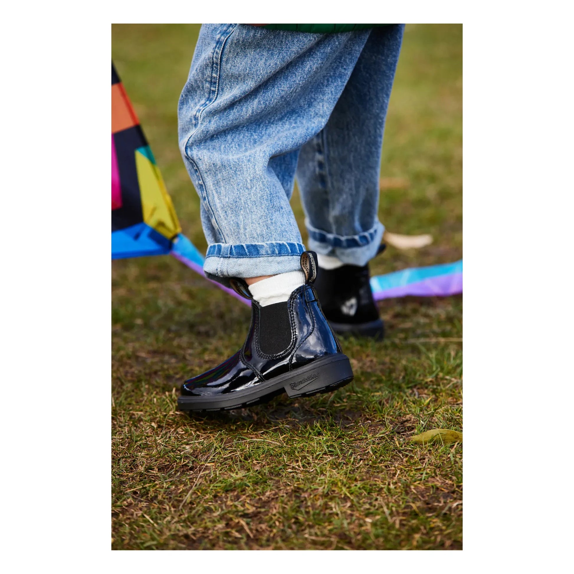 Blundstone - Patent Chelsea Boots | Black