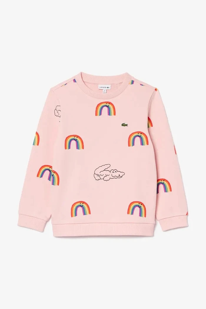 Lacoste Çocuk Pamuklu Sweatshirt