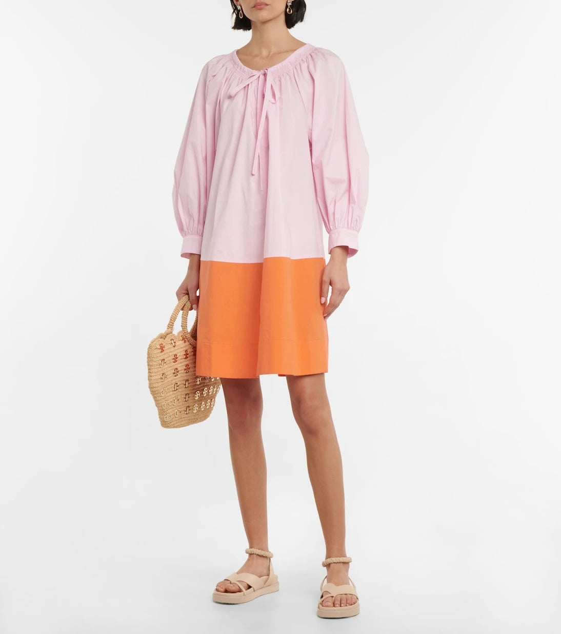Lee Mathews - Casey cotton poplin minidress