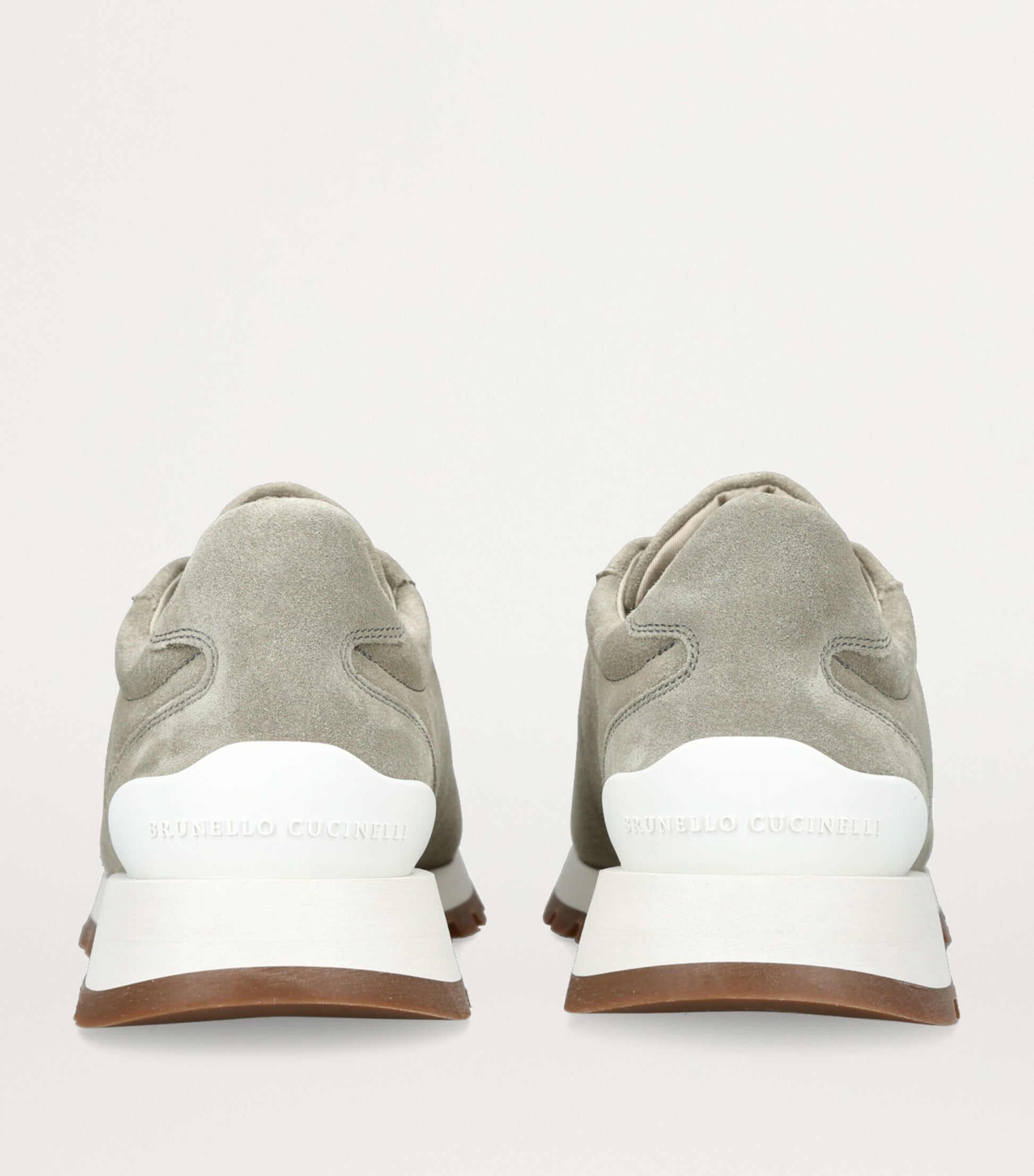 Green Suede Tab Sneakers