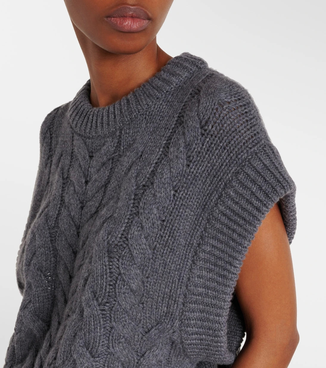 Lisa Yang - Hayley cable-knit cashmere sweater vest