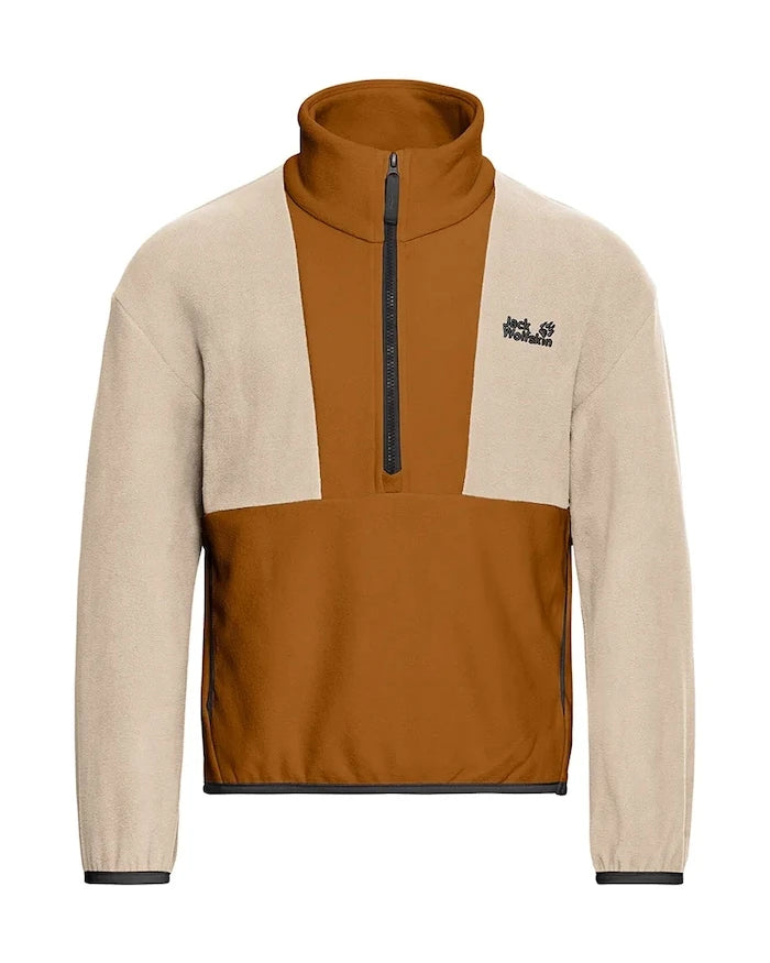 Jack Wolfskin поларен суичър за деца COLORBLOCK TAUNUS HZ K