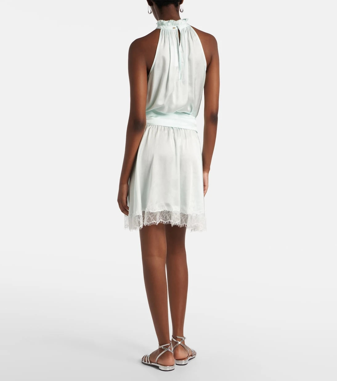 Poupette St Barth - Bianca halterneck minidress