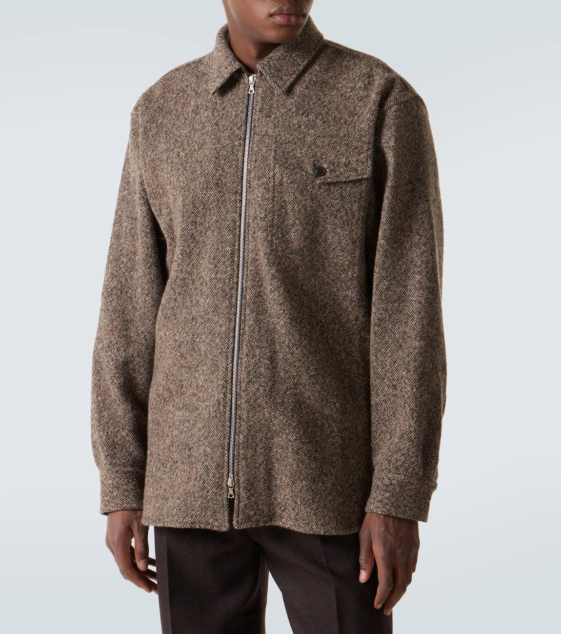 Dries Van Noten - Wool and cotton-blend tweed overshirt